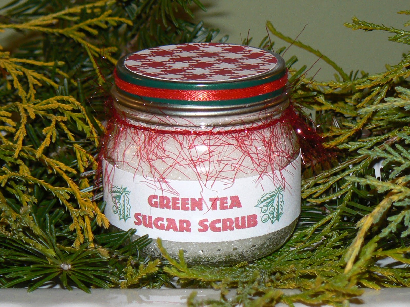 Sunshine Stepping Stones: Green Tea Sugar Scrub