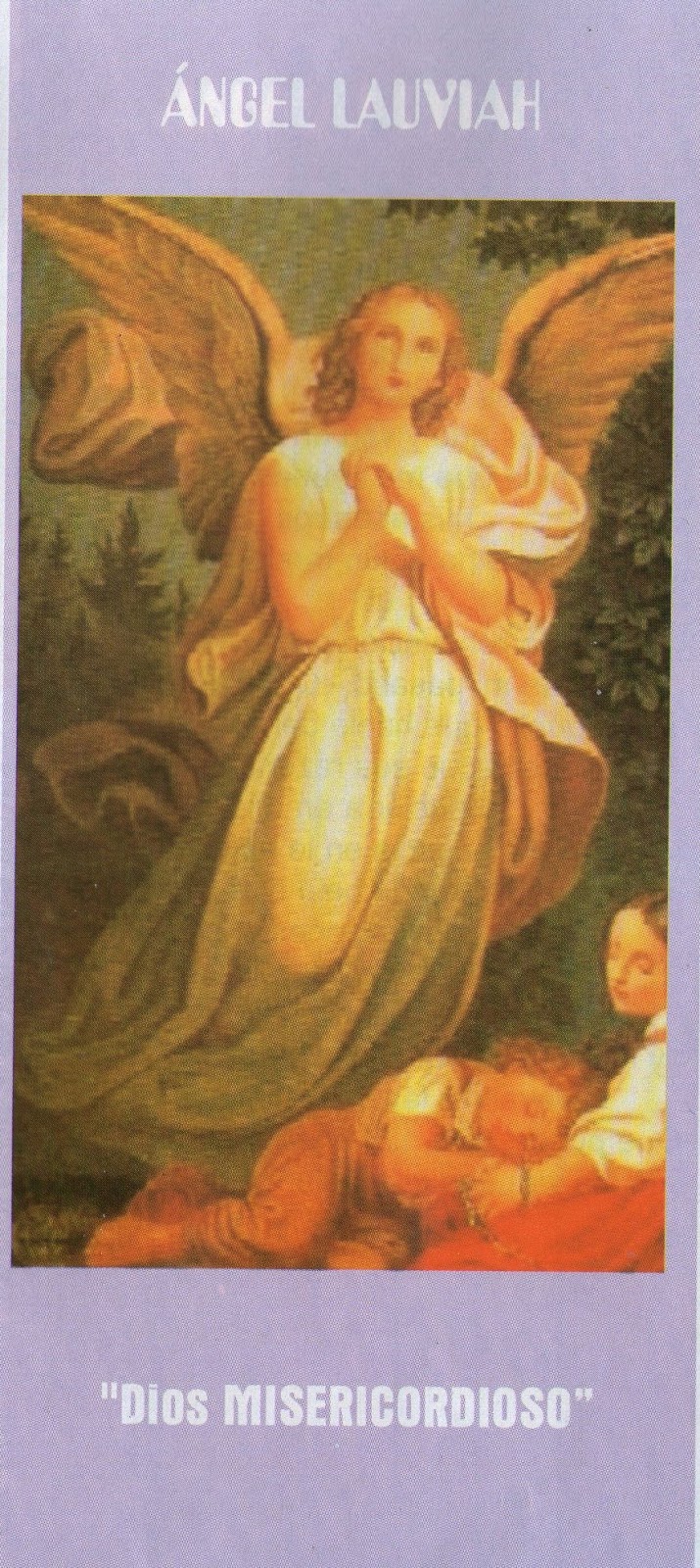 ESPIRITUALIDAD ORACION PARA EL ANGEL LAUVIAH