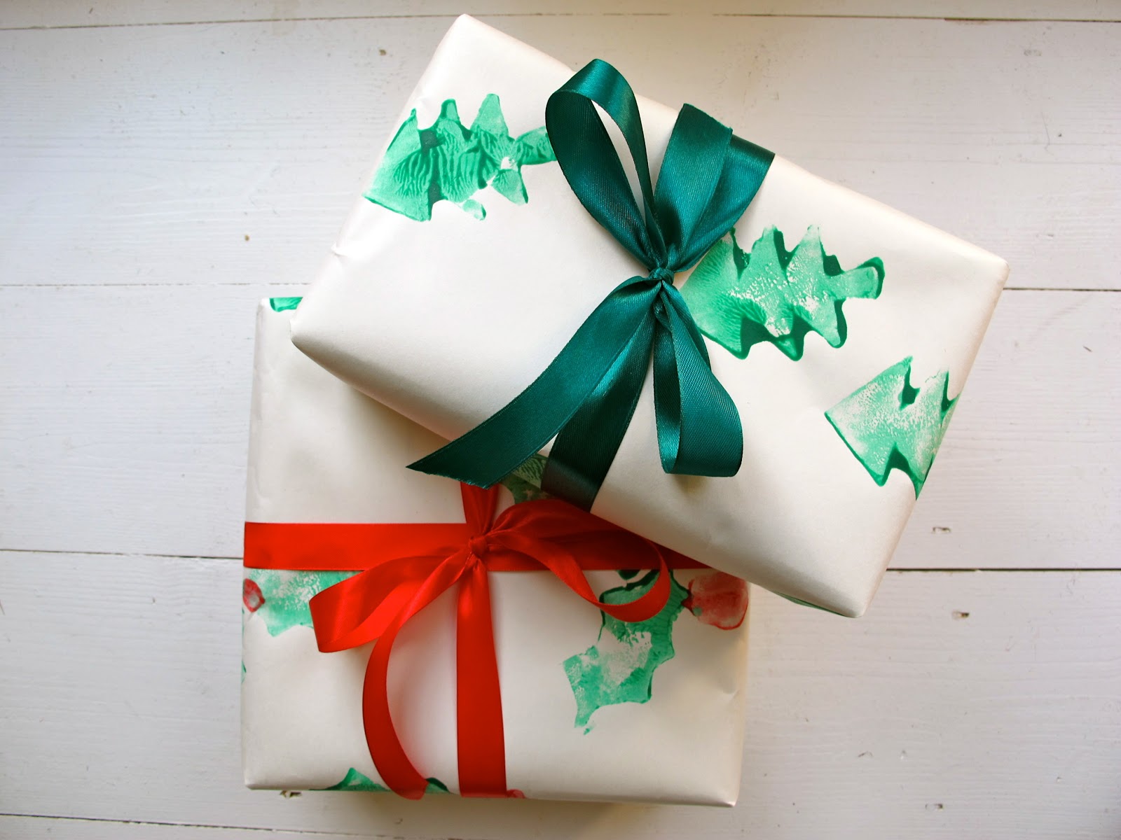 Kat This Kat That DIY Home Made Christmas Wrapping Paper