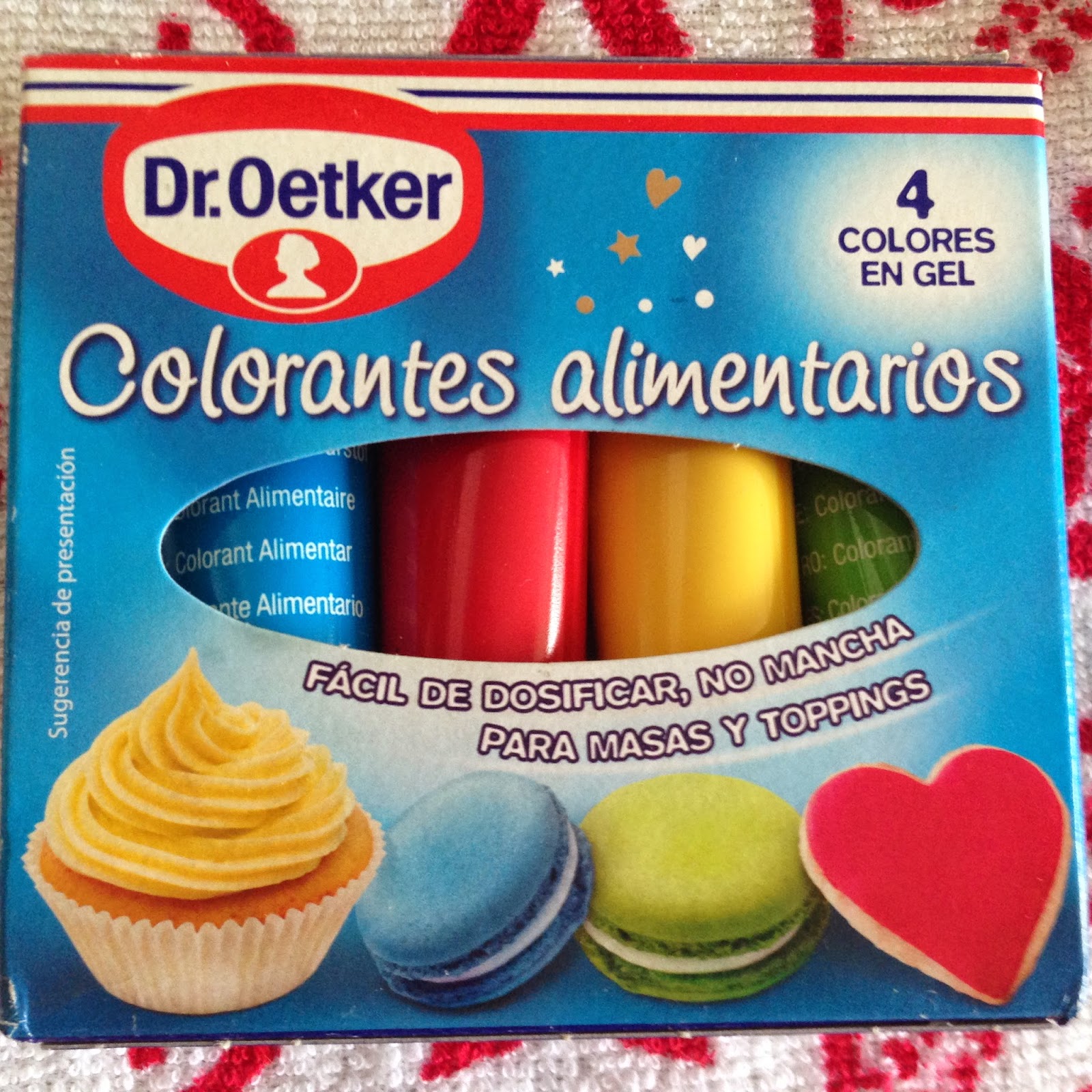 DR. OETKER Colorantes Alimentarios, Colorantes de Uso Alimentario