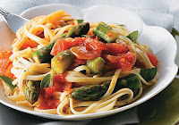 Linguini com Aspargos Linguini com Aspargos (vegana)