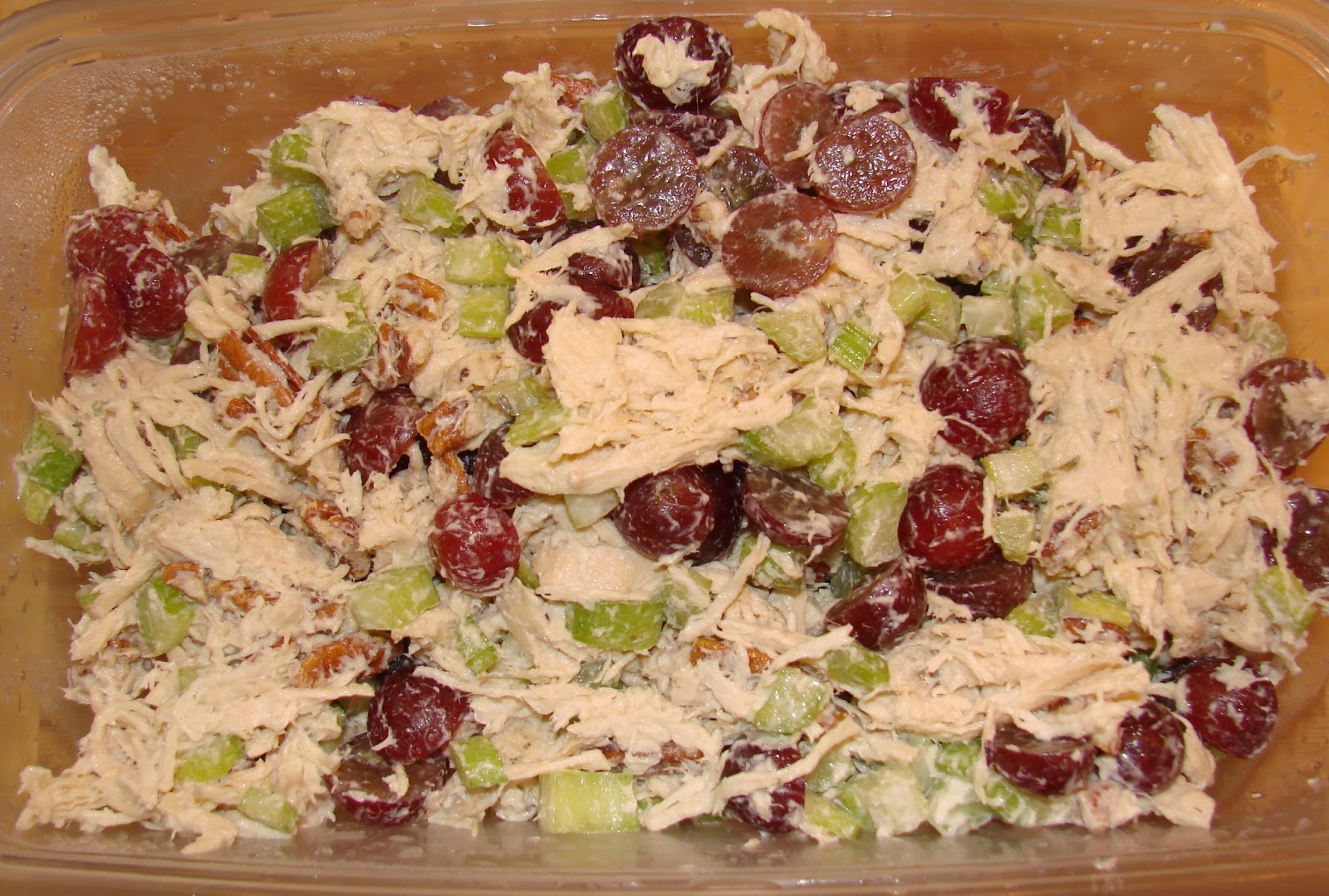 Granola Family Slow Cooker Chicken Salad with Grapes & Pecans