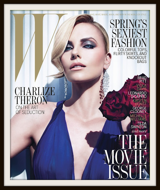 Colours of Letti: CHARLIZE THERON W MAGAZINE MAKEUP TUTORIAL