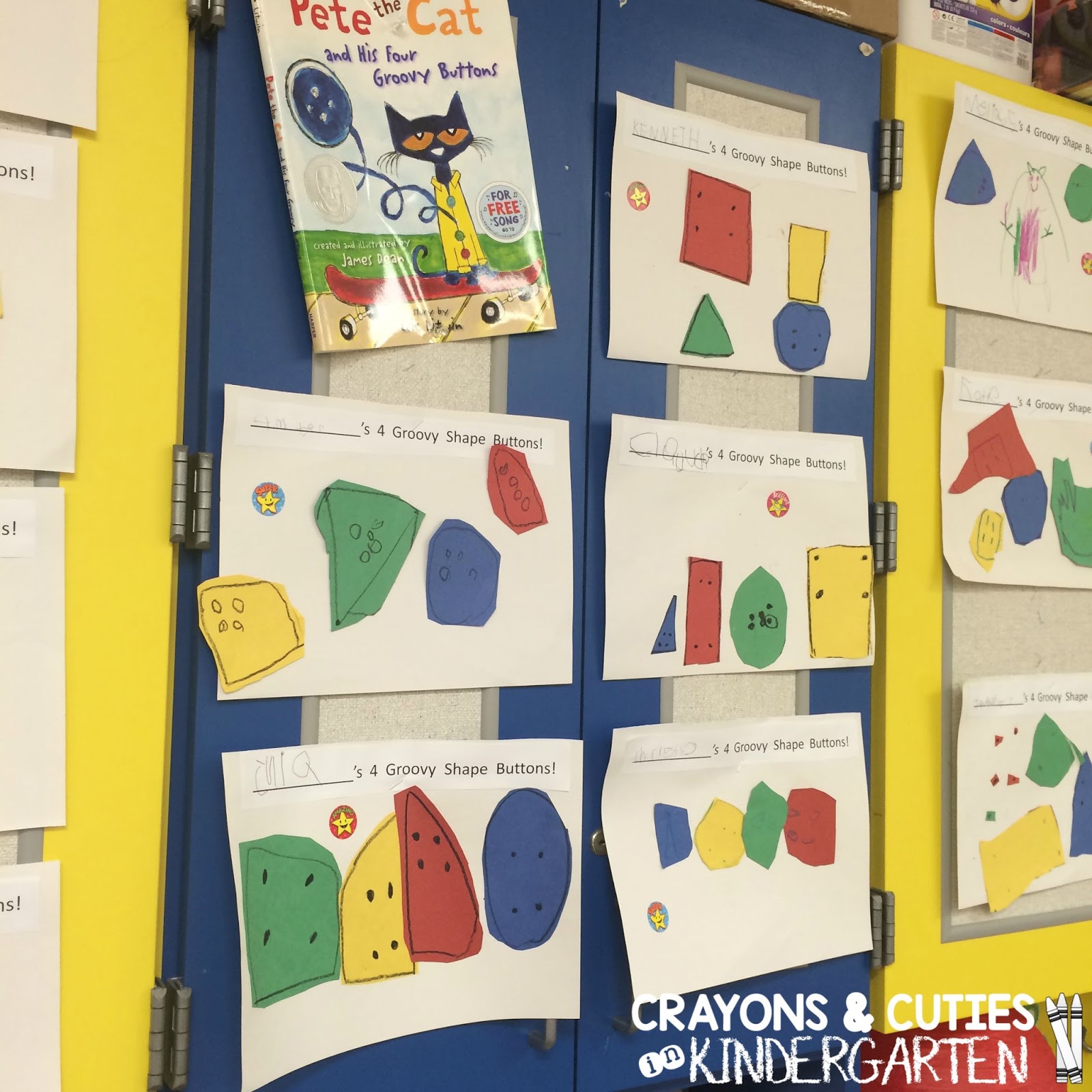 Crayons & Cuties In Kindergarten Shapes..Fun and Freebies!