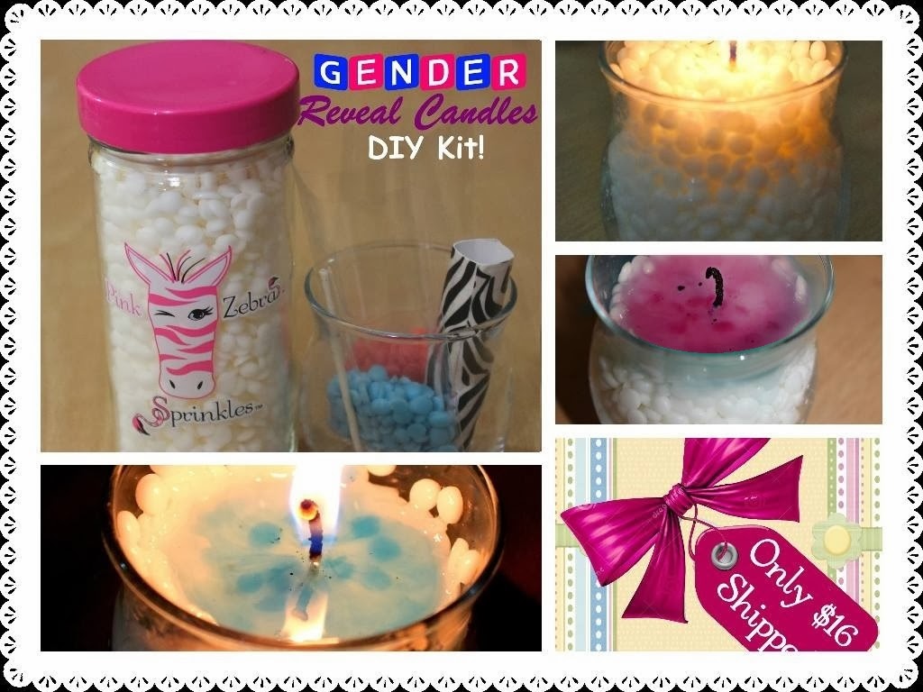 SprinklePalz Gender Reveal Candles