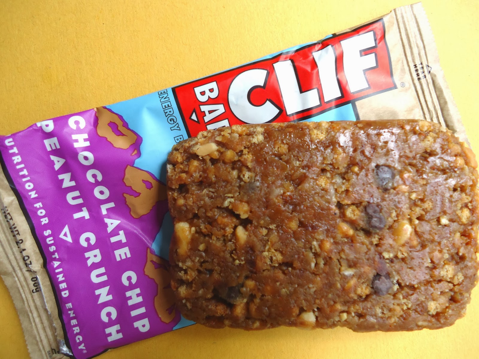 Chocosophy Clif Energy bar Chocolate Chip Peanut Crunch