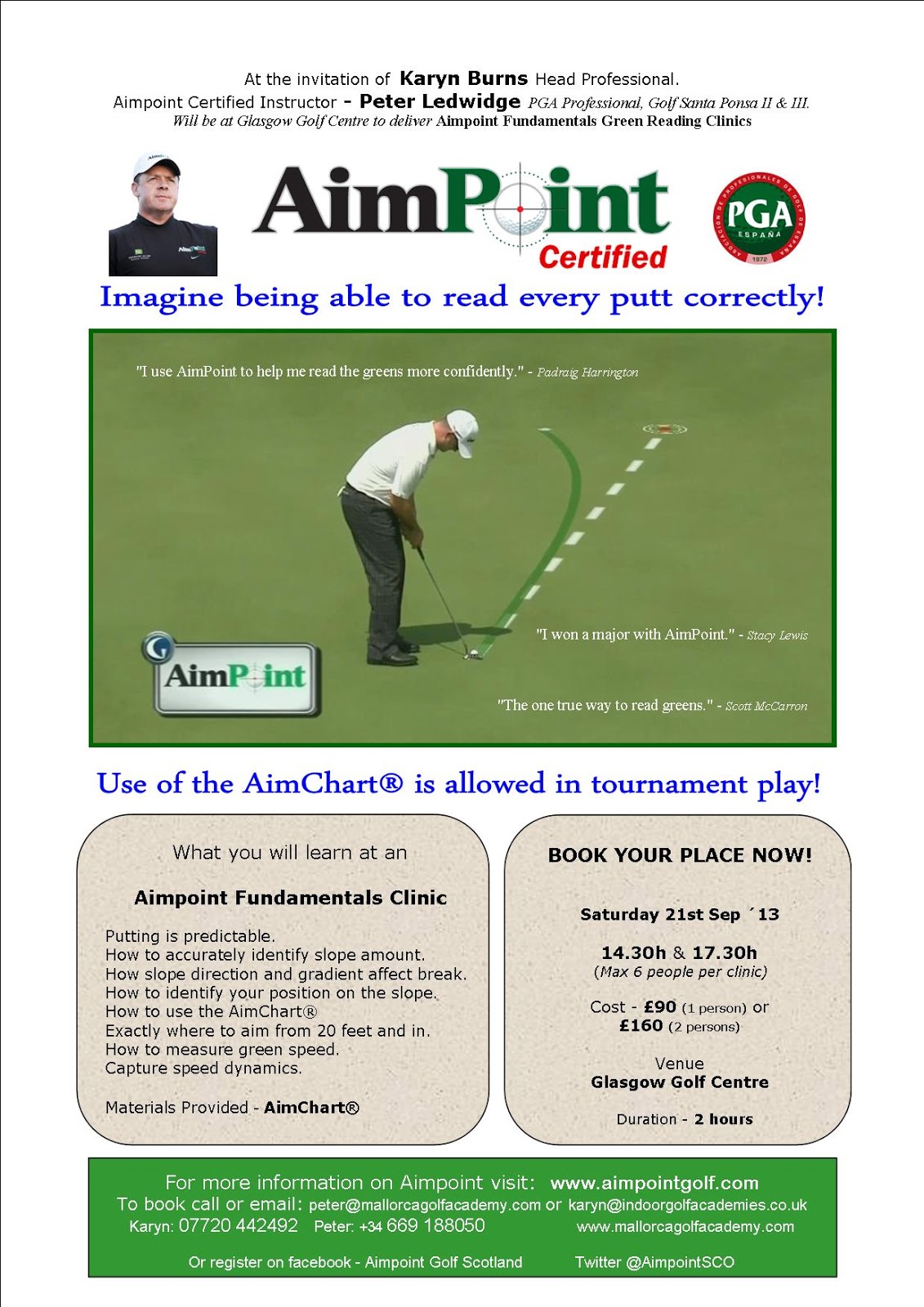 Ladies Club Golf News around the West of Scotland IMPROVE YOUR PUTTING