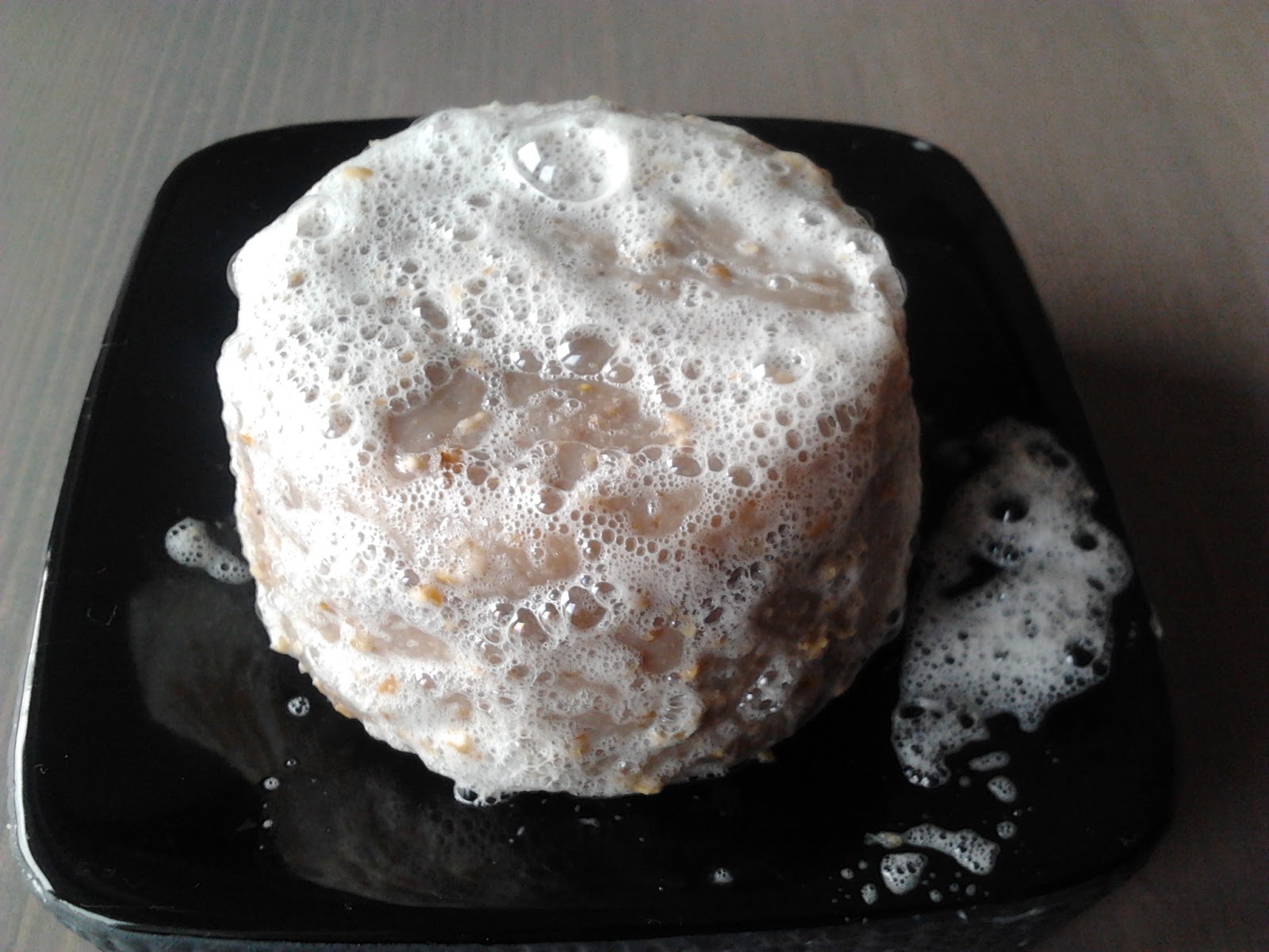 Plain and Pure Cosmetics DIY 100 coconut oil face soap with oats and