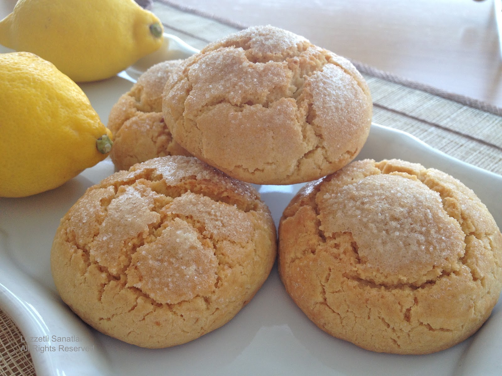 Lezzetli Sanatlar: LİMONLU KURABİYE