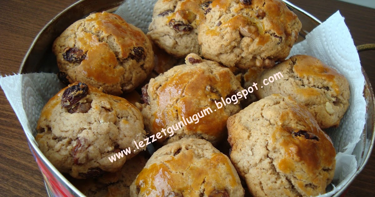 ♥ Lezzet Günlüğüm ♥ Tam Buğday Unundan Tarçınlı Kurabiye