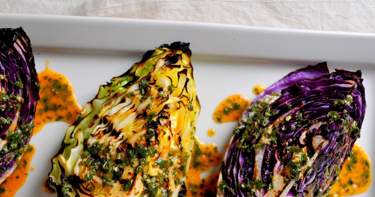 BREANNA'S RECIPE BOX Grilled Cabbage Wedges with Spicy Lime Dressing