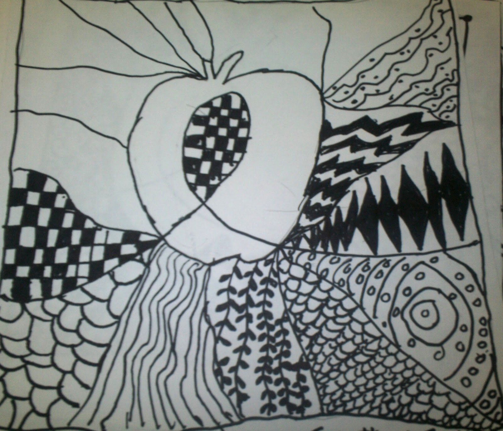 Art With Mr E Jumpin On The Zentangle Bandwagon 4th