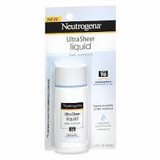Neutrogena Ultra Sheer Liquid Facial Sunscreen