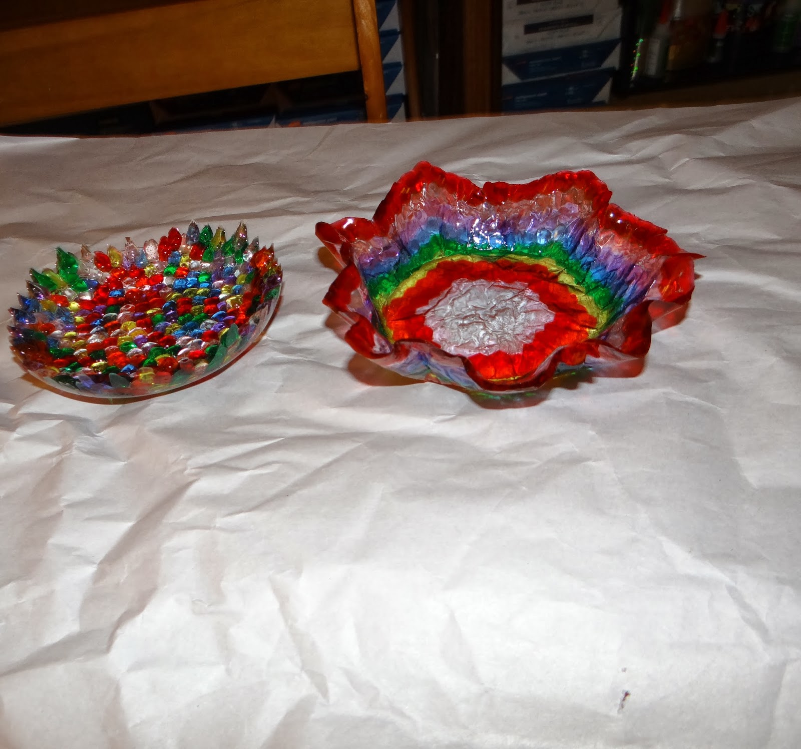 Amber's Craft a Week Blog Melted Pony Bead Decorative Bowls