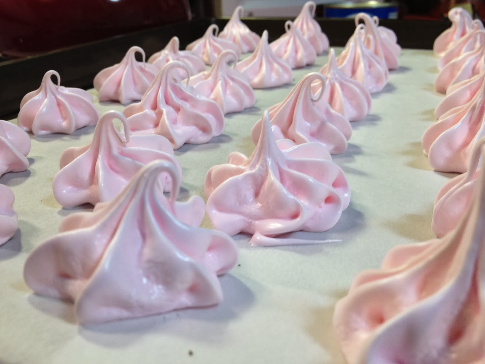 Chocolate Dipped Cherry Meringues Stress Baking
