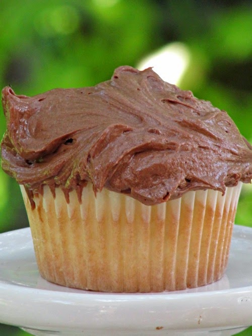 Once Upon A Chocolate Life Vanilla Cupcakes with Chocolate Mocha