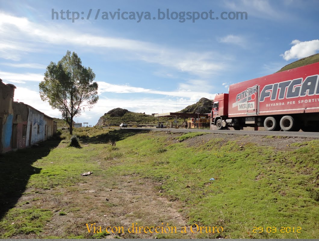 Con dirección a la ciudad de Oruro