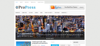 ProPress Wordpress Template Is a Free PRemium Wordpress Template