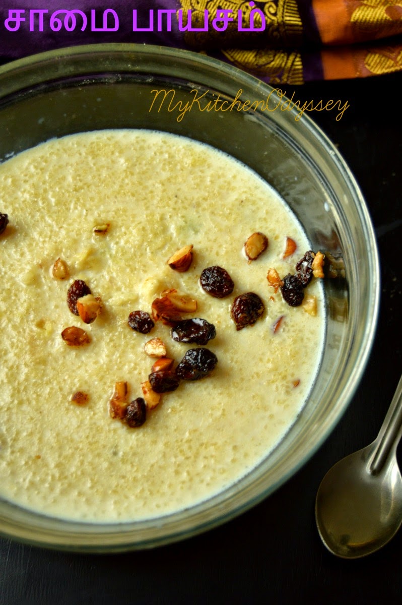 Little Millet Saamai Payasam Paal Payasam