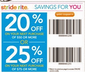 stride rite coupons