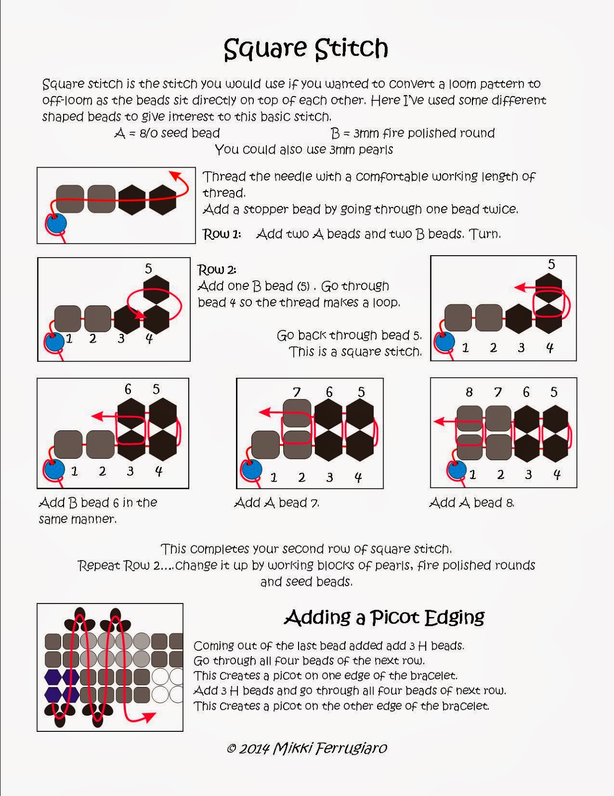 Bead Mavens Back to Basics Square Stitch