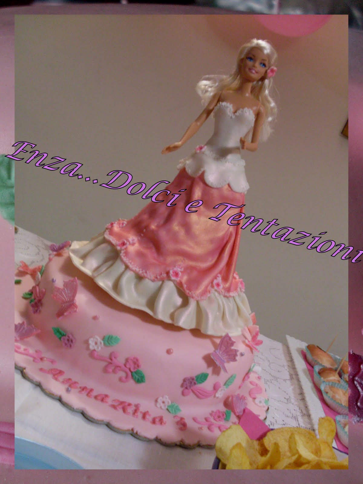 dolci-decorazionietentazioni: Torta Barbie Principessa di Primavera
