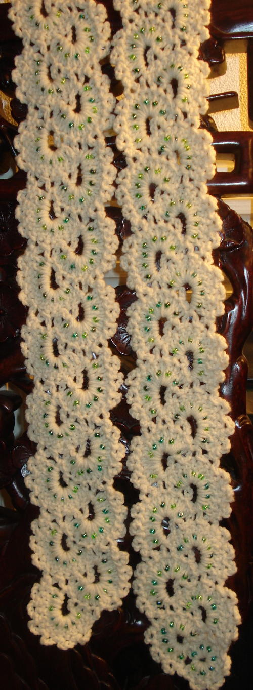 Enchanted PathwaysCrocheting & Knitting Queen Anne's Lace Crochet Scarf