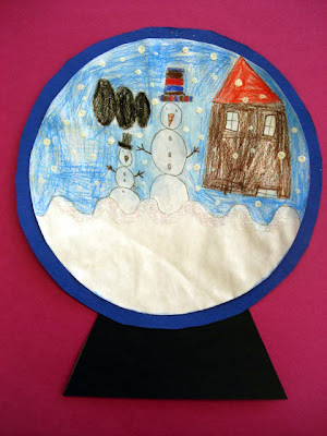 a faithful attempt: Snow Globe Drawings