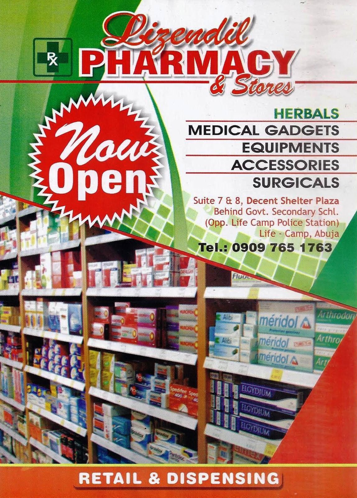 LIZENDIL Pharmacy & Stores