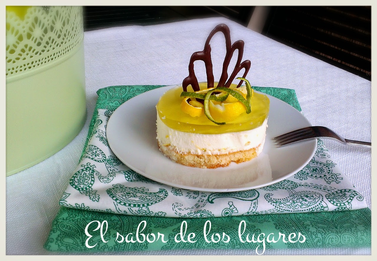 Mousse De Cítricos Con Gelatina De Gin Tonic.
