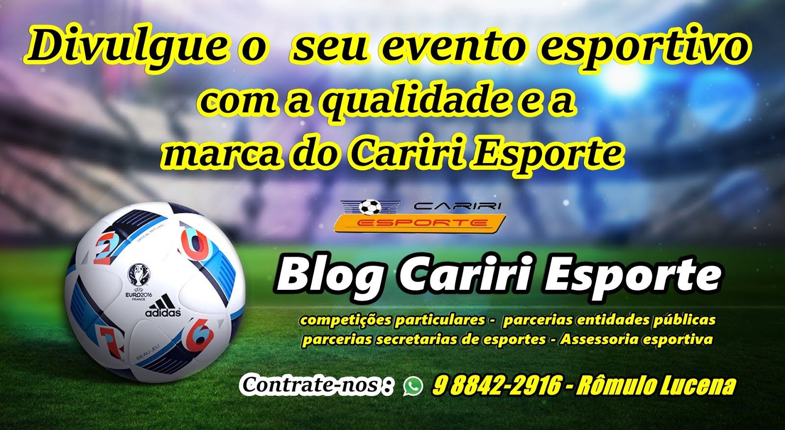 Divulgue seu evento esportivo