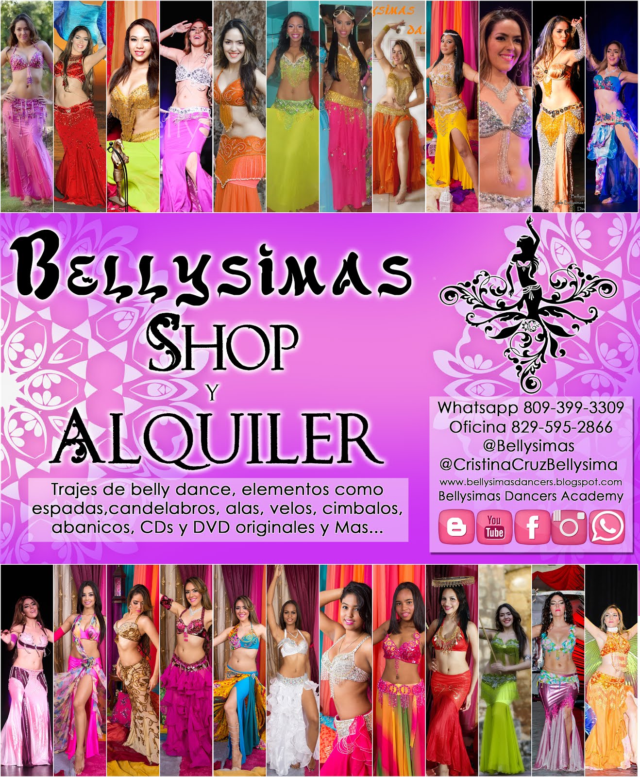 Venta y Alquiler de trajes de Belly Dance