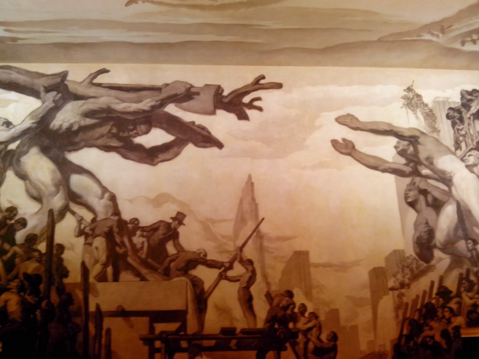 "American Progress" by Josep Maria Sert r/Socialistart