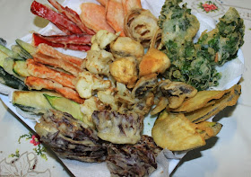 tempura di verdure con farina di riso