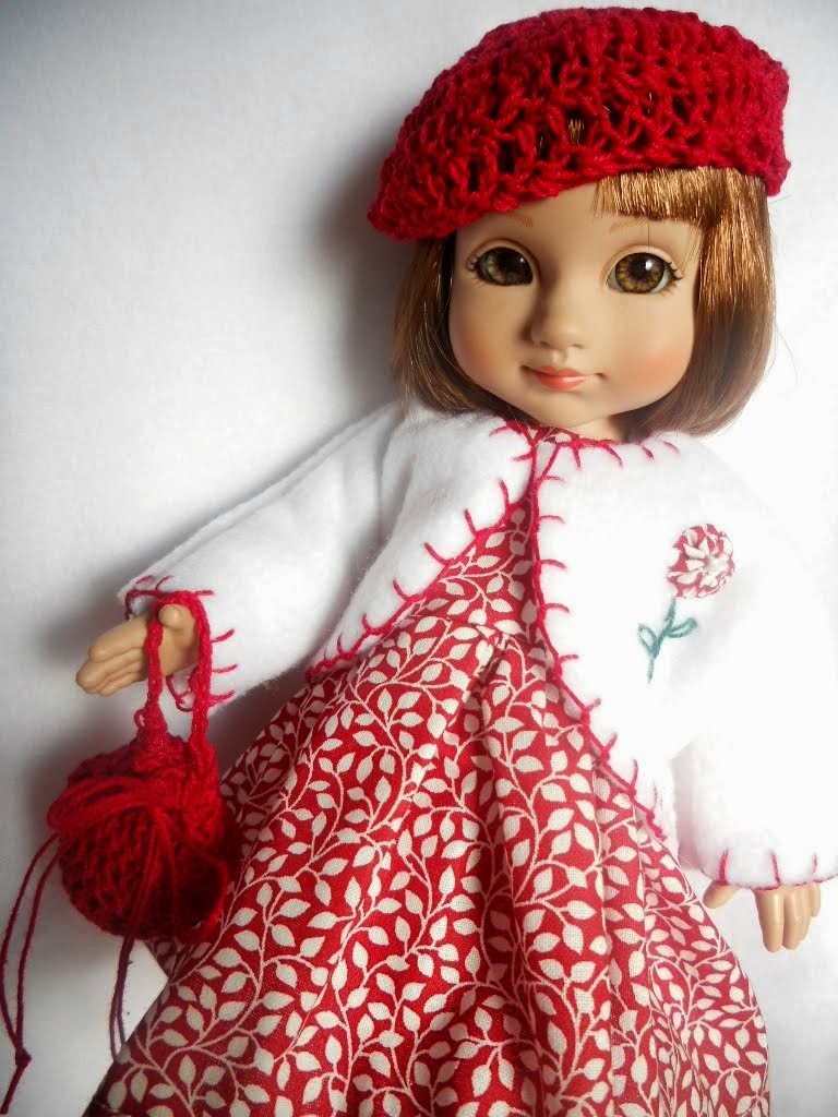 #135 Red Dress, Purse, Hat