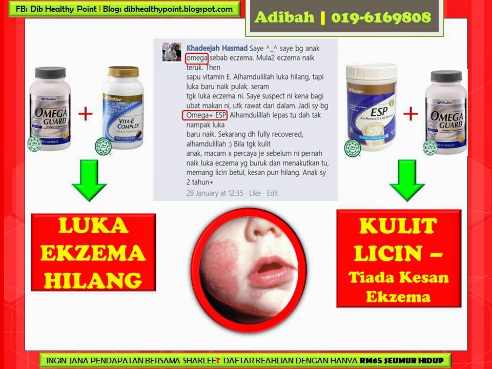 Dib Healthy Point EKZEMA "fully recovered" DENGAN SHAKLEE