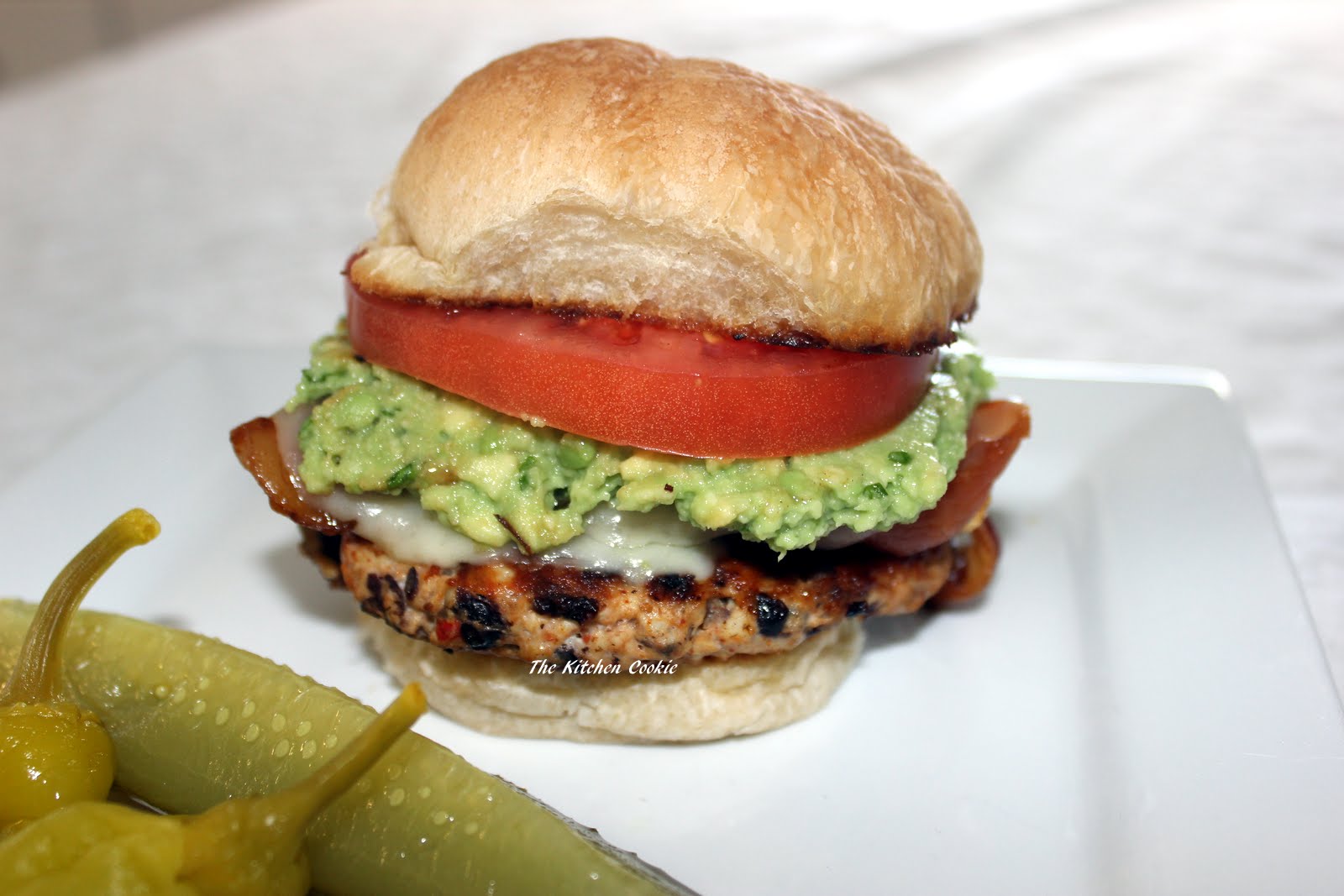 Spicy Chicken And Black Bean Burger