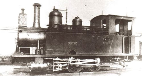 1893 - Locomotora tanque Fives Lillé del FFCC Central Norte