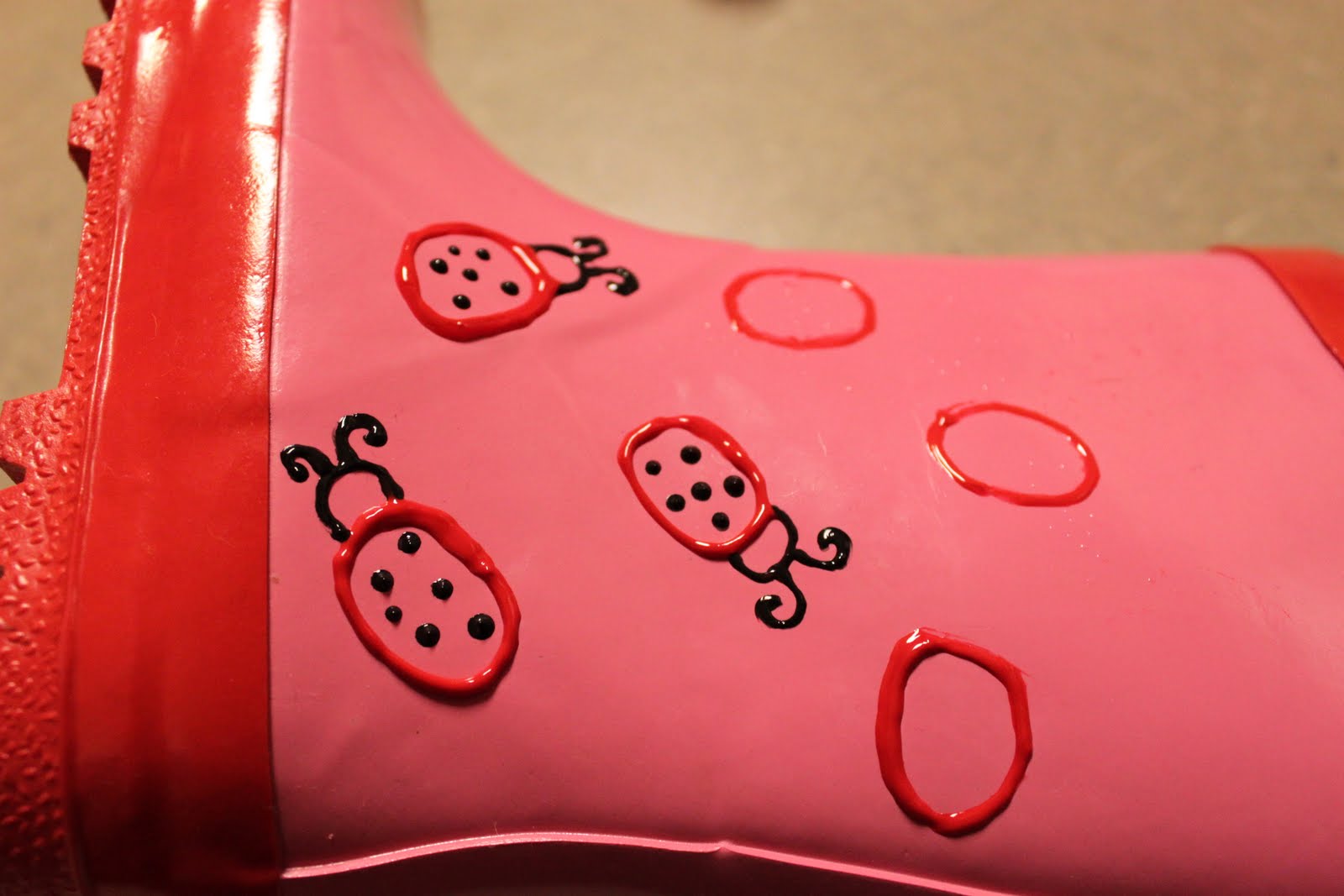 My Own Road Painted Rain Boots