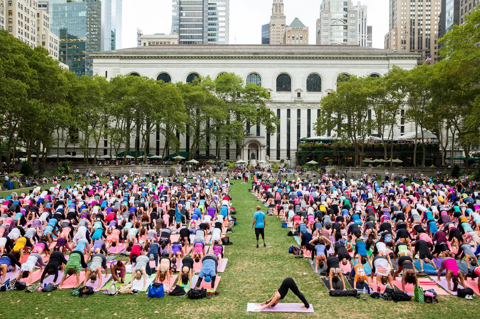 Image result for bryant park yoga