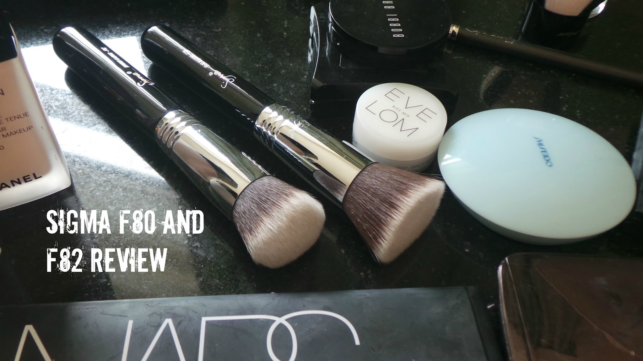 Sigma F80 and F82 brush review Expat Make Up Addict