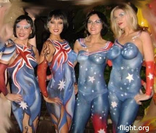 Australia Women Body Painting