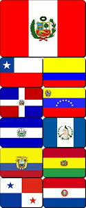 Países participantes de los Juegos Bolivarianos Playa Lima 2012