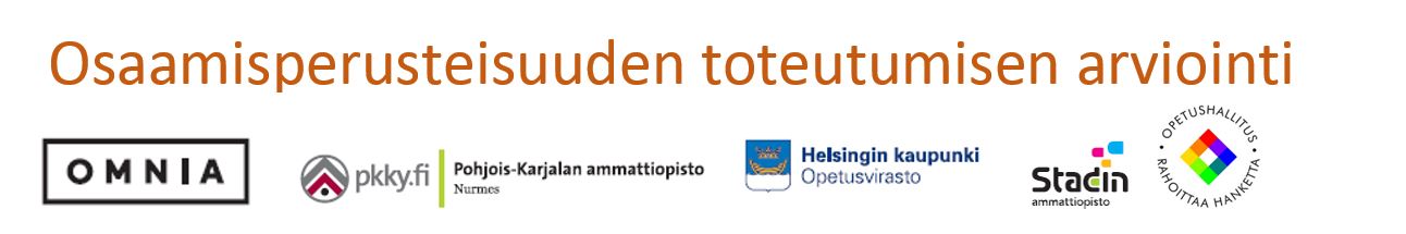 Osaamisperusteisuuden toteutumisen arviointi