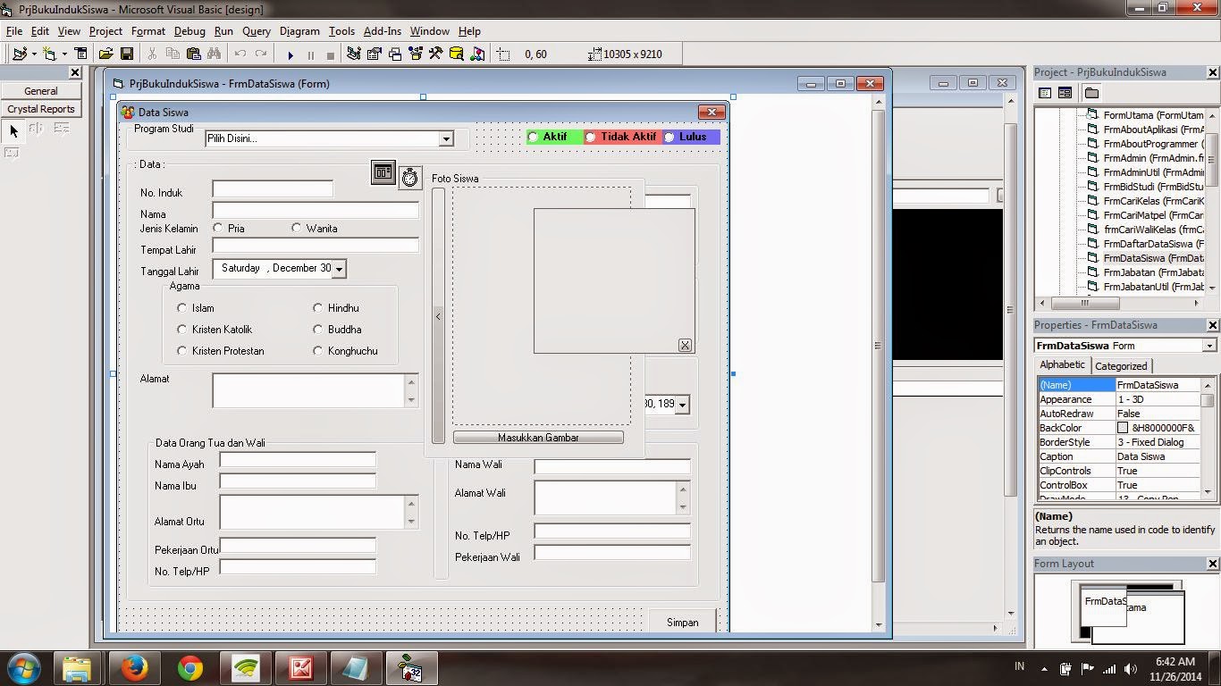 Contoh Program Aplikasi Database Microsoft Access