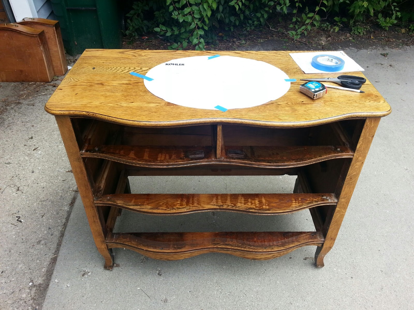 Converting An Old Dresser Into A Bathroom Vanity