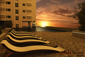 Sunset Deck at Avida Towers Prime Taft