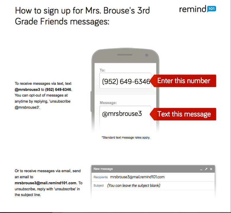 How to Sign up for Remind 101
