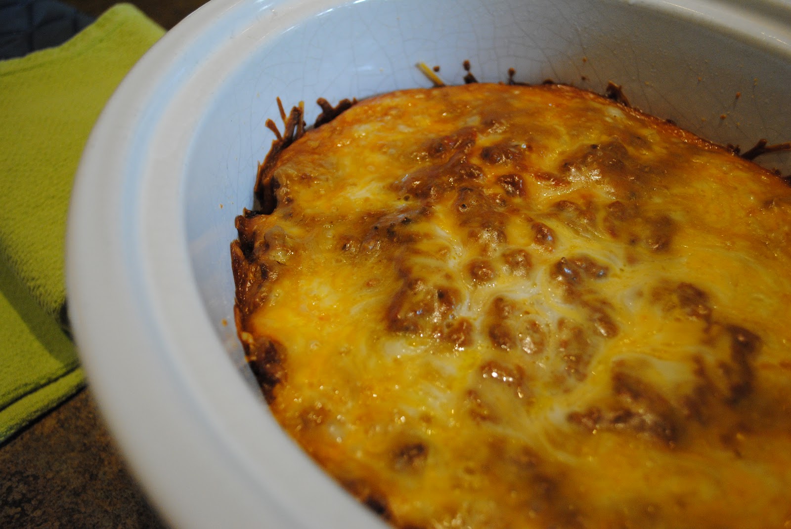 The Audacious Cook Spaghetti Casserole (Crock Pot)