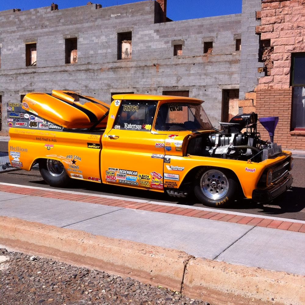 Winslow Car Show with a one way ticket on an eastbound train